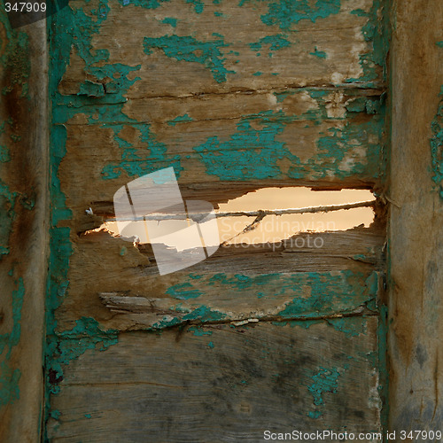 Image of Hole in a boat