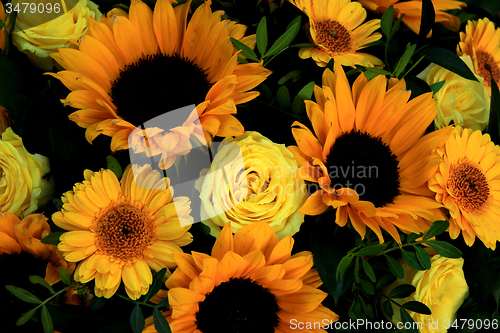 Image of Yellow bridal arrangement