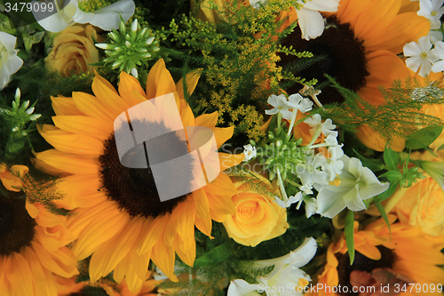 Image of Yellow bridal arrangement