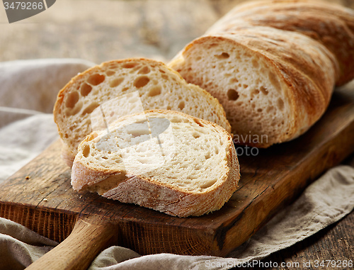 Image of freshly baked ciabatta bread