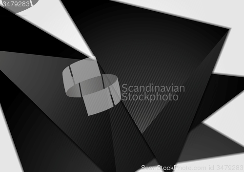 Image of Black minimal tech background