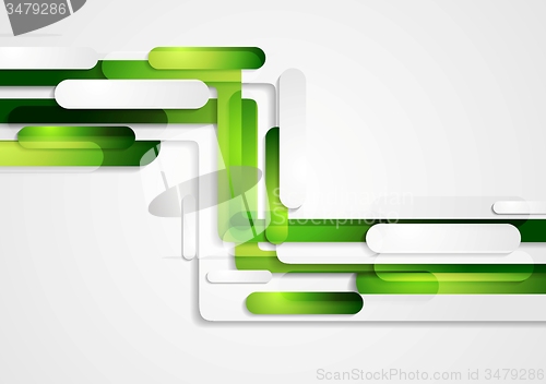 Image of Abstract green geometric corporate tech background
