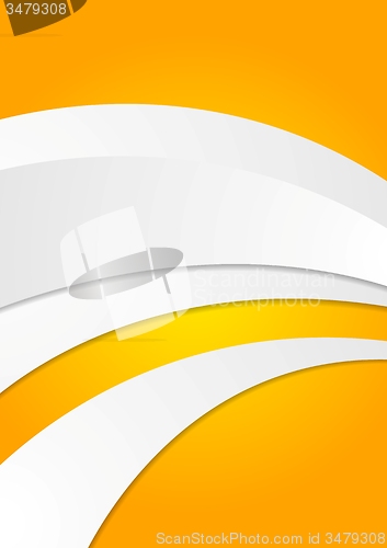 Image of Abstract corporate modern wavy background