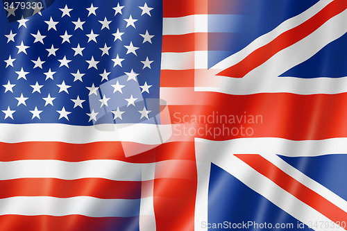 Image of USA and UK flag