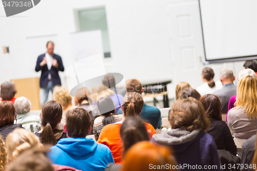 Image of Audience in the lecture hall.