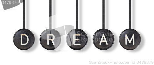 Image of Typewriter buttons, isolated - Dream