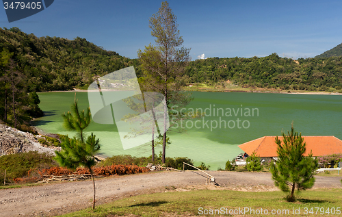 Image of sulphurous lake - danau linow indonesia