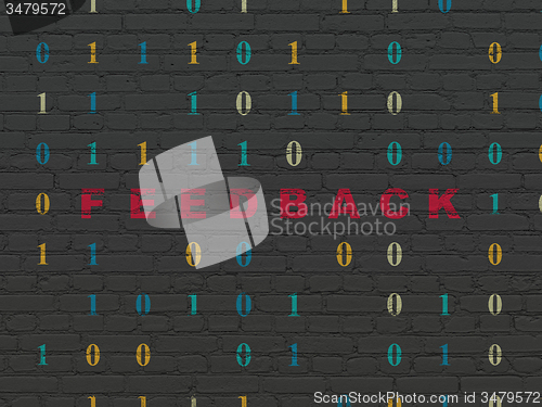 Image of Business concept: Feedback on wall background