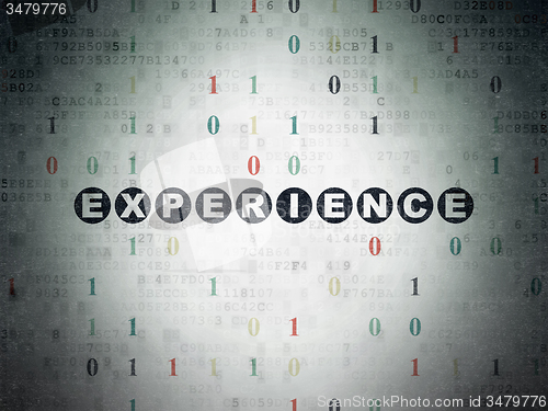 Image of Business concept: Experience on Digital Paper background
