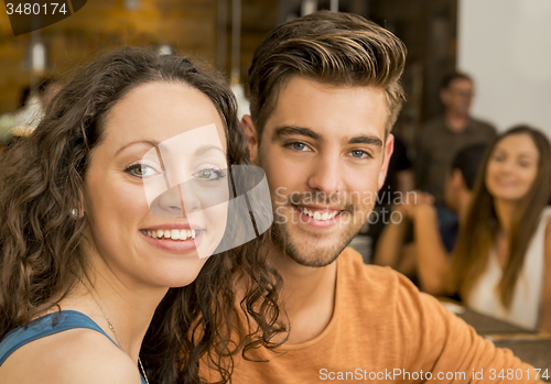 Image of Happy couple at the restaurant