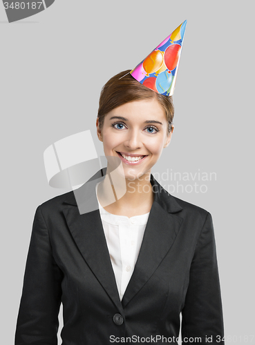 Image of Happy businesswoman