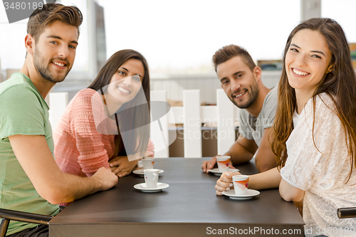 Image of Friends at the local coffee shop