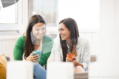 Image of Best friends studying