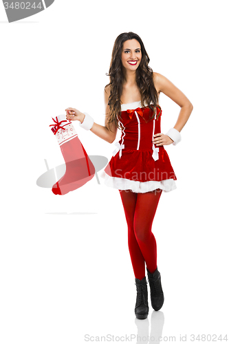 Image of Santa Woman