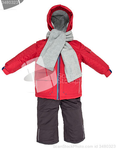 Image of Childrens snowsuit fall