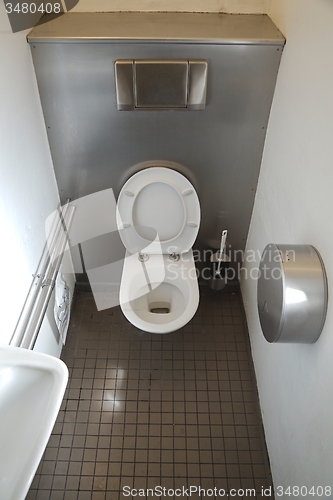 Image of Toilet seat open