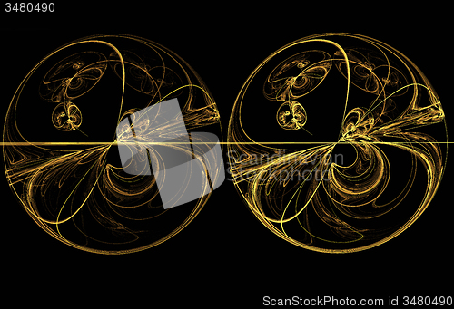 Image of Fractal image: \"Elegant pattern\"