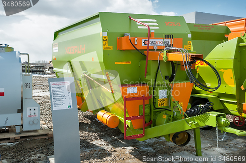 Image of Agriculture equipment on exhibition. Tyumen