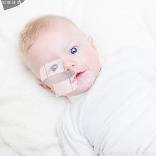 Image of Baby with blue eyes