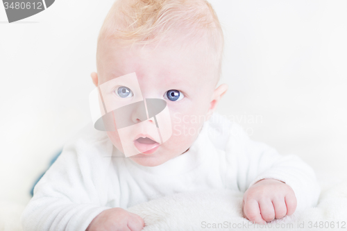 Image of Baby with blue eyes