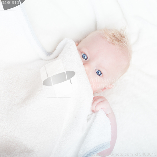 Image of Baby with blue eyes