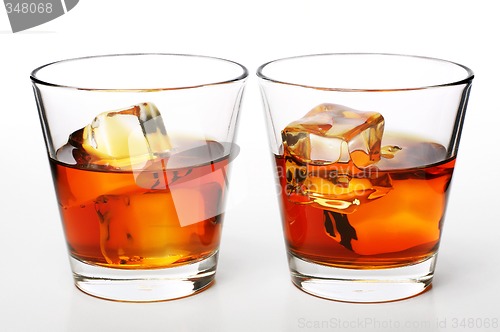 Image of whiskey on rocks