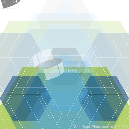 Image of Abstract minimal geometric tech design