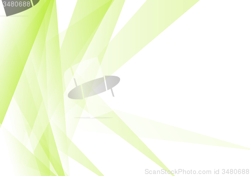 Image of Abstract green minimal tech background