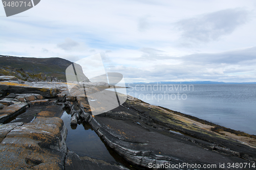 Image of Coast at the Porsangerfjord, Norway