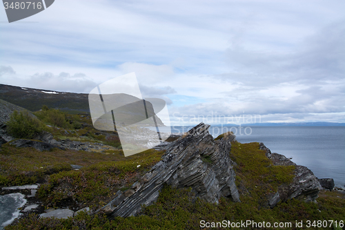 Image of Coast at the Porsangerfjord, Norway