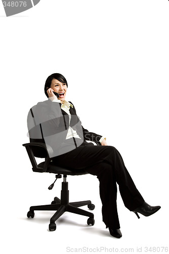 Image of Businesswoman on the phone