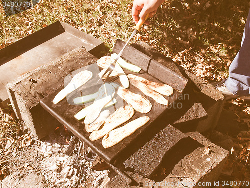 Image of Retro looking Barbecue