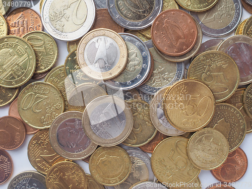 Image of Euro coins
