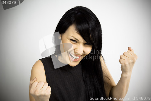 Image of Happy businesswoman