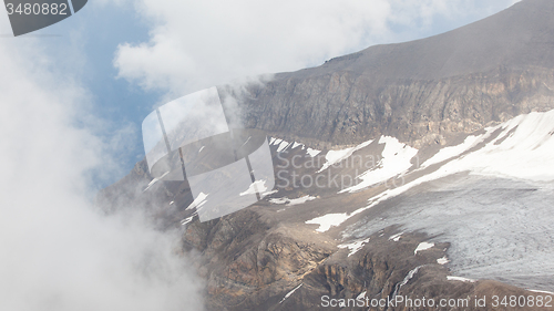 Image of Close view of a glacier