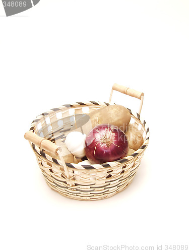 Image of Basket of Veggies 274