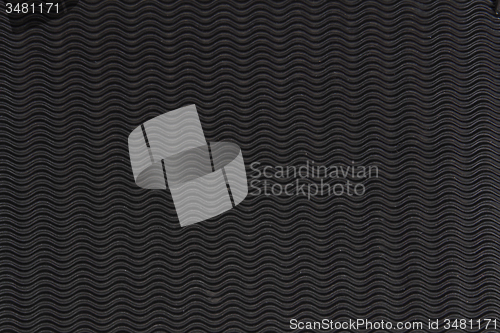 Image of black steel wave texture