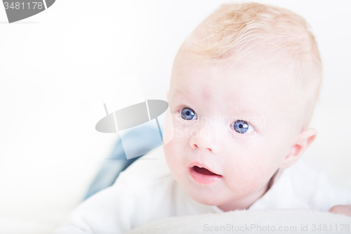 Image of Baby with blue eyes