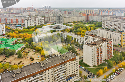 Image of East residential district. Tyumen. Russia
