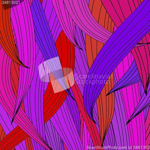 Image of Colorful Wave Background.