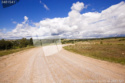 Image of the road rural  