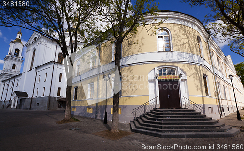 Image of entrance in orthodox church  