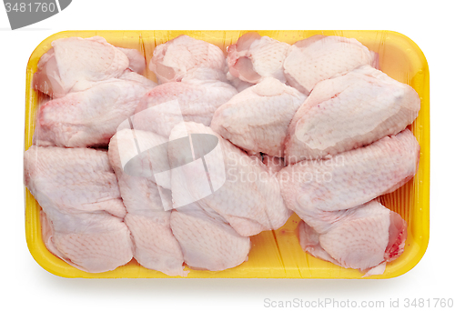 Image of raw chicken wings package