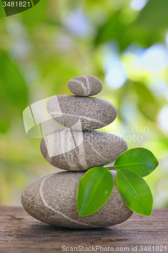 Image of Stack of pebble