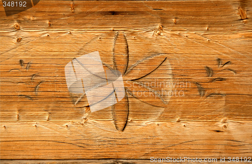 Image of Wooden retro decoration