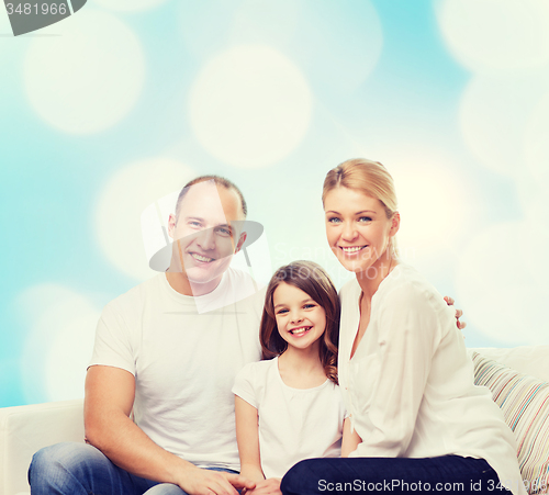 Image of happy family at home