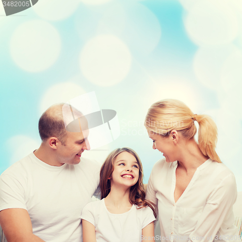 Image of happy family at home