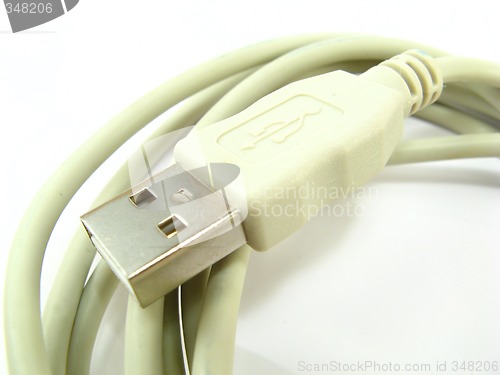 Image of white usb cable