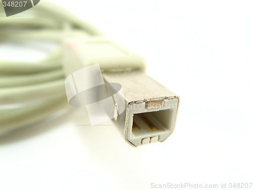 Image of white usb cable