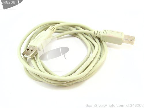 Image of white usb cable